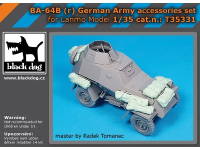 Ba-64b (R) German Army - Accessories Set (For Lanmo Models Kits) - image 1