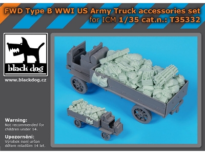 Fwd Type B Wwi Us Army Truck - Accessories Set (For Icm Kits) - image 1
