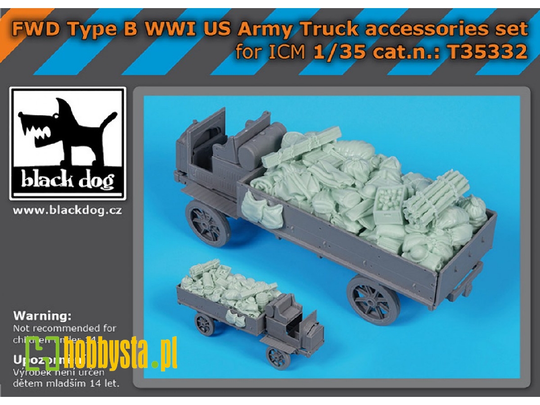 Fwd Type B Wwi Us Army Truck - Accessories Set (For Icm Kits) - image 1