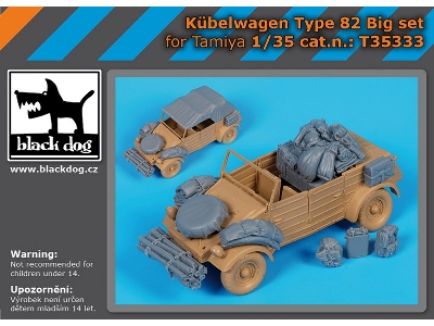 Kubelwagen Type 82 - Big Set (For Tamiya Kits) - image 1