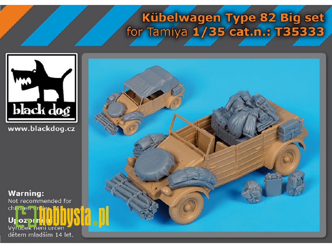 Kubelwagen Type 82 - Big Set (For Tamiya Kits) - image 1