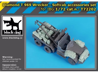 Diamond T 969 Wrecker Softcab - Accessories Set (For Ibg Kits) - image 1
