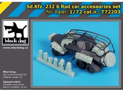 Sd.Kfz. 232 (6 Rad)- Accessories Set (For Italeri Kits) - image 1