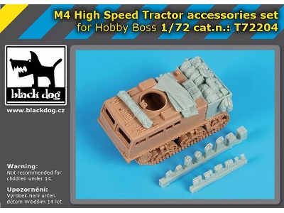 M4 High Speed Tractor - Accessories Set (For Hobby Boss Kits) - image 1