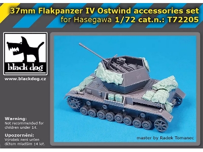 German 37 Mm Flakpanzer Iv Ostwind - Accessories Set (For Hasegawa Kits) - image 1