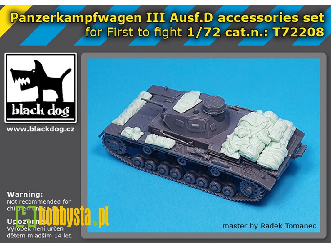 Panzerkampfwagen Iii Ausf.D - Accessories Set (For First To Fight Kits) - image 1