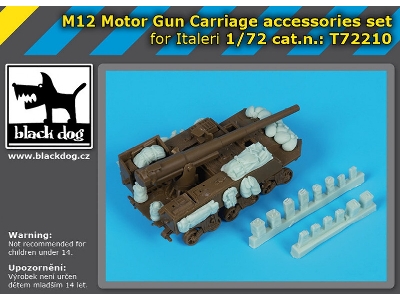 Us M12 Motor Gun Carriage - Accessories Set (For Italeri Kits) - image 1