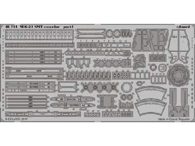 MiG-21SMT exterior 1/48 - Eduard - image 1