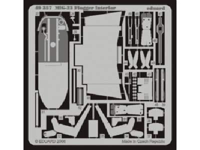 MiG-23 Flogger B interior 1/48 - Italeri - image 1