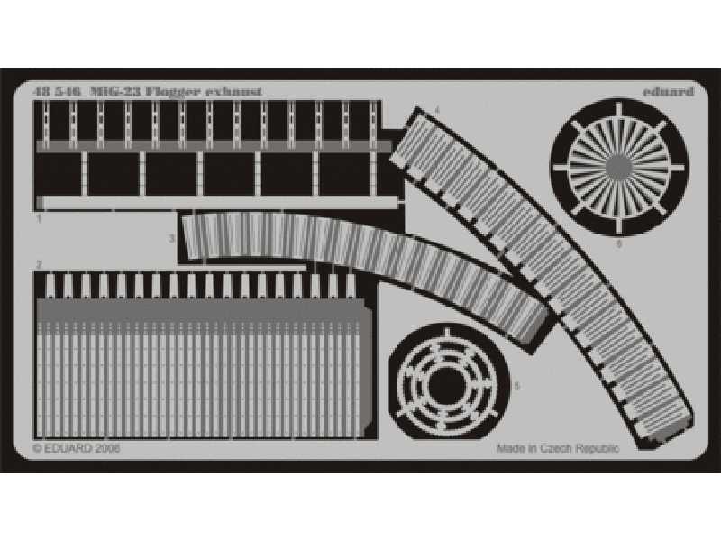 MiG-23 Flogger exhaust 1/48 - Italeri - image 1