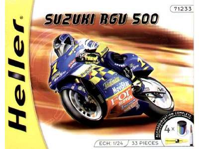 Suzuki RGV 500 w/Paints and Glue - image 1