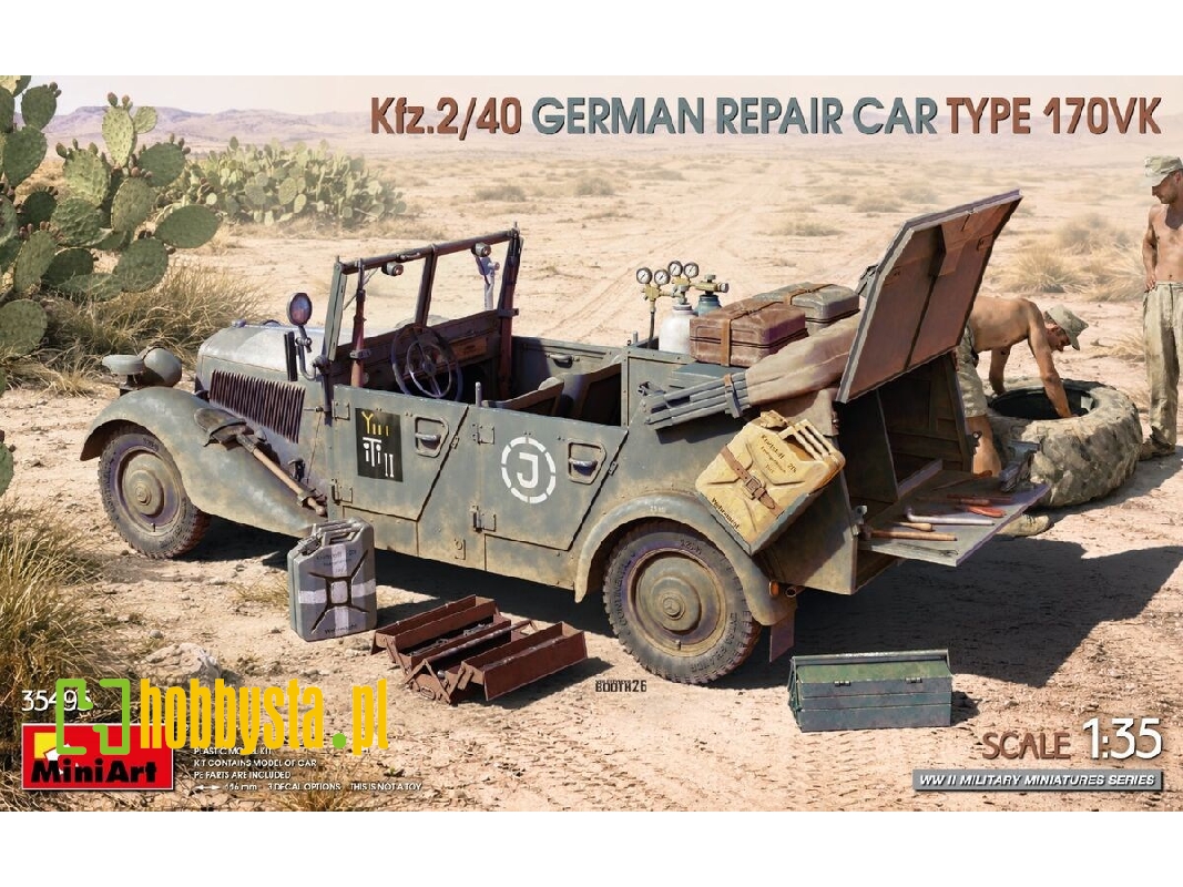 Kfz.2/40 German Wwii Repair Car Type 170vk - image 1