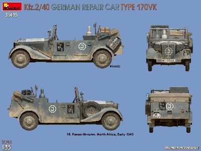Kfz.2/40 German Wwii Repair Car Type 170vk - image 2