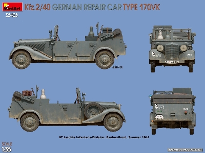 Kfz.2/40 German Wwii Repair Car Type 170vk - image 10