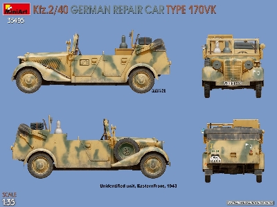 Kfz.2/40 German Wwii Repair Car Type 170vk - image 11