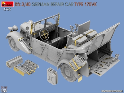 Kfz.2/40 German Wwii Repair Car Type 170vk - image 12