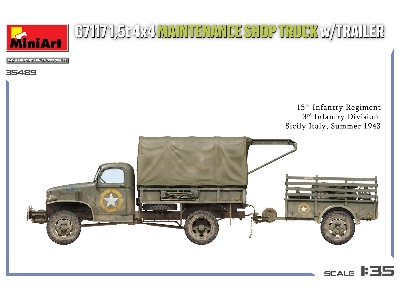G7117 1,5t 4x4 Maintenance Shop Truck With Trailer - image 13