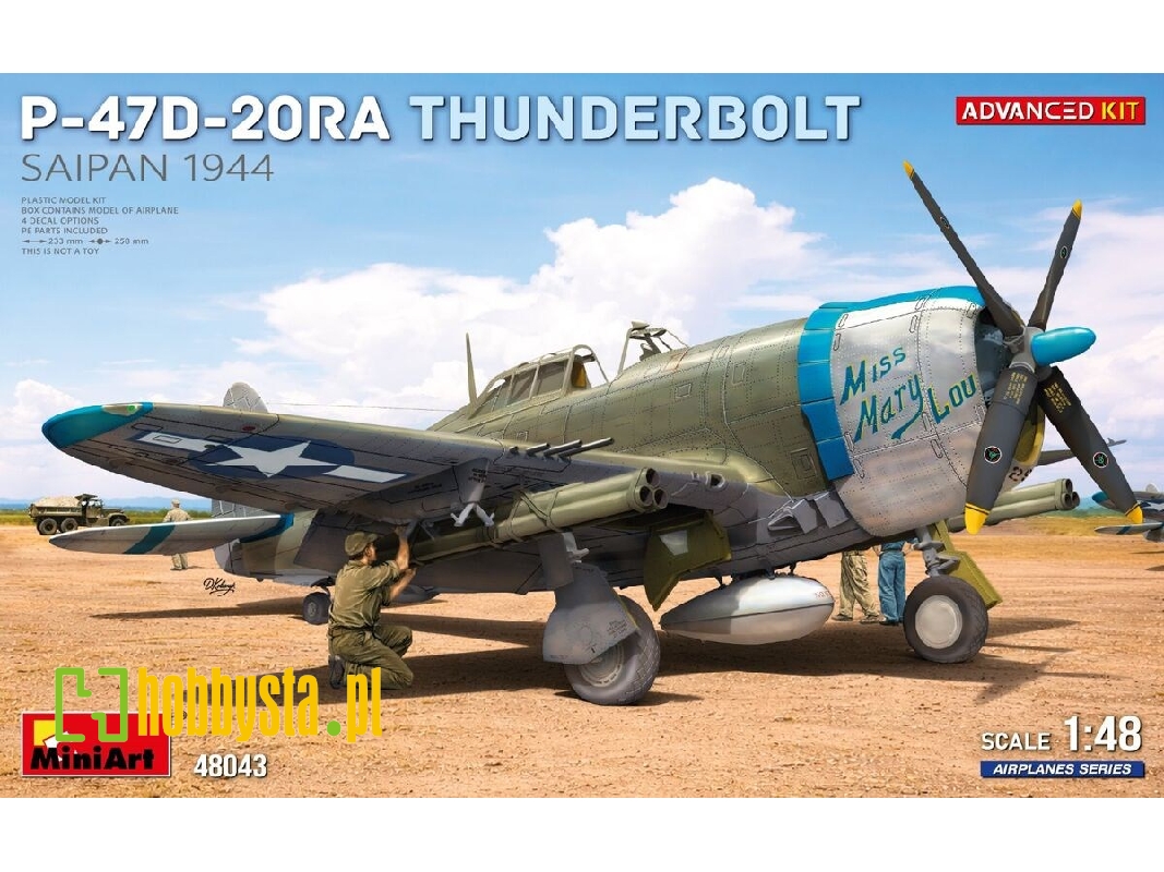 Republic P-47 D-20ra Thunderbolt - Saipan 1944 (Advanced Kit) - image 1