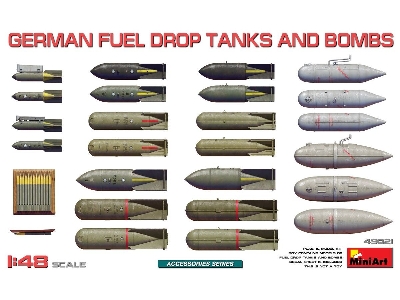 German Wwii Fuel Drop Tanks And Bombs - image 1