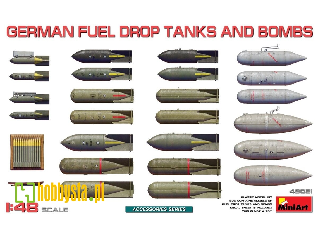 German Wwii Fuel Drop Tanks And Bombs - image 1