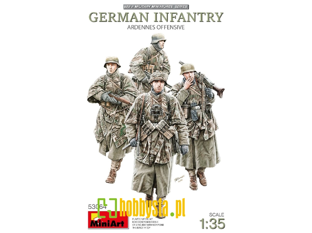 German Infantry - Ardennes Offensive 1944/1945 (4 Figures) - image 1