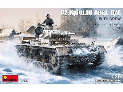 Pz.Kpfw.Iii Ausf. B/D With Crew (2 Figures) - image 1