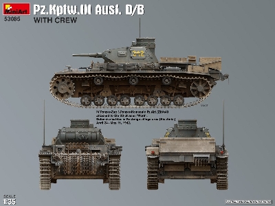Pz.Kpfw.Iii Ausf. B/D With Crew (2 Figures) - image 2