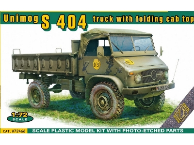 Unimog S 404 Truck With Folding Cab Top - image 1