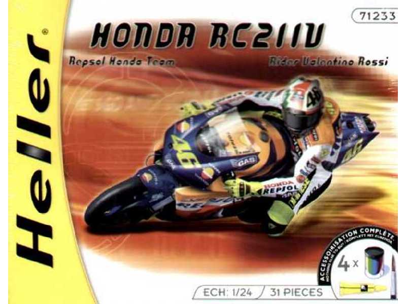 HONDA RC211V w/Paints and Glue - image 1