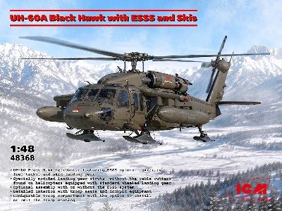Uh-60a Black Hawk With Esss And Skis - image 1
