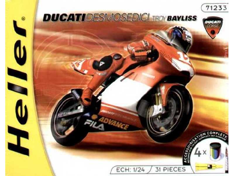 DUCATI DESMOSEDICI Troy Bayliss w/Paints and Glue - image 1