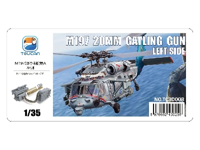 M197 20 Mm Gatling Gun Left Side (For Mh-60 S Knighthawk) - image 1