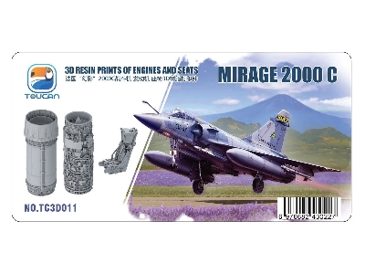Dassault Mirage 2000 C - 3d Resin Prints Of Engines And Seats - image 1