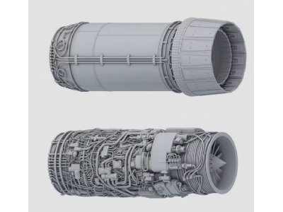 Dassault Mirage 2000 C - 3d Resin Prints Of Engines And Seats - image 3