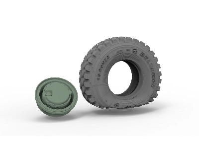Vpk-7289 Bumerang Ifv - 3d-printed  Flat Tire (4 Pcs) - image 1