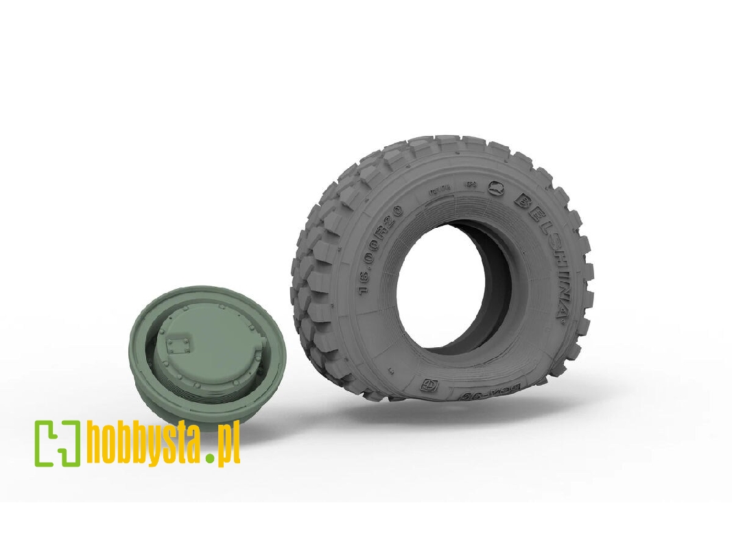 Vpk-7289 Bumerang Ifv - 3d-printed  Flat Tire (4 Pcs) - image 1