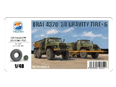 Ural 4320 - 3d-printed Gravity Tire (6 Pcs) - image 2