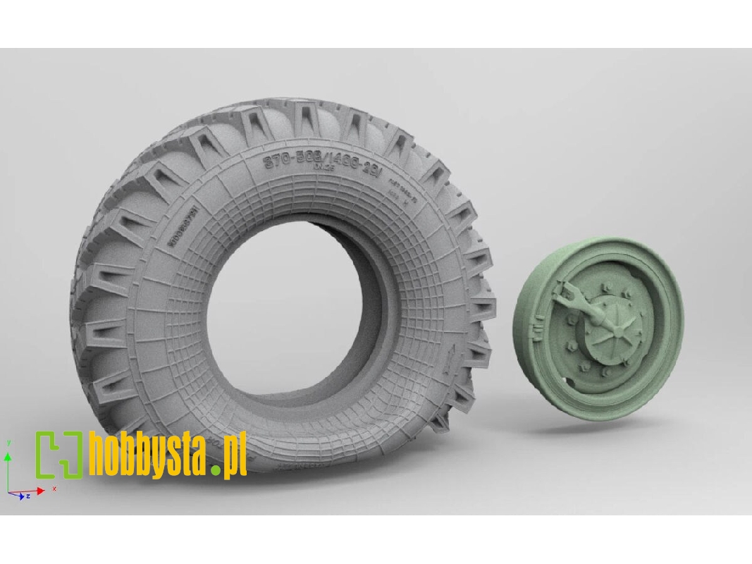 Ural 4320 - 3d-printed Flat Tire (4 Pcs) - image 1