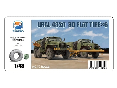 Ural 4320 - 3d-printed Flat Tire (4 Pcs) - image 2