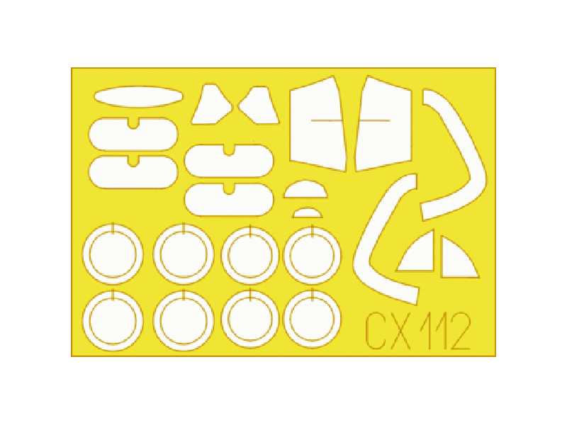 Me 163B Komet 1/72 - Academy Minicraft - masks - image 1 Me 163B Komet 1/72 - Academy Minicraft - masks - image 1