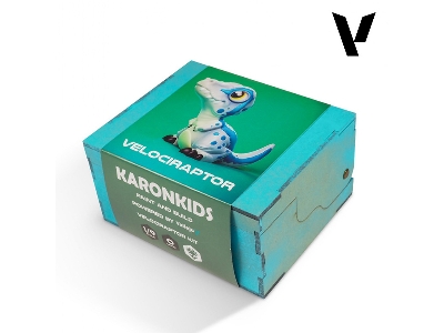 70265 Model Color Set Karonkids Velociraptor - image 2
