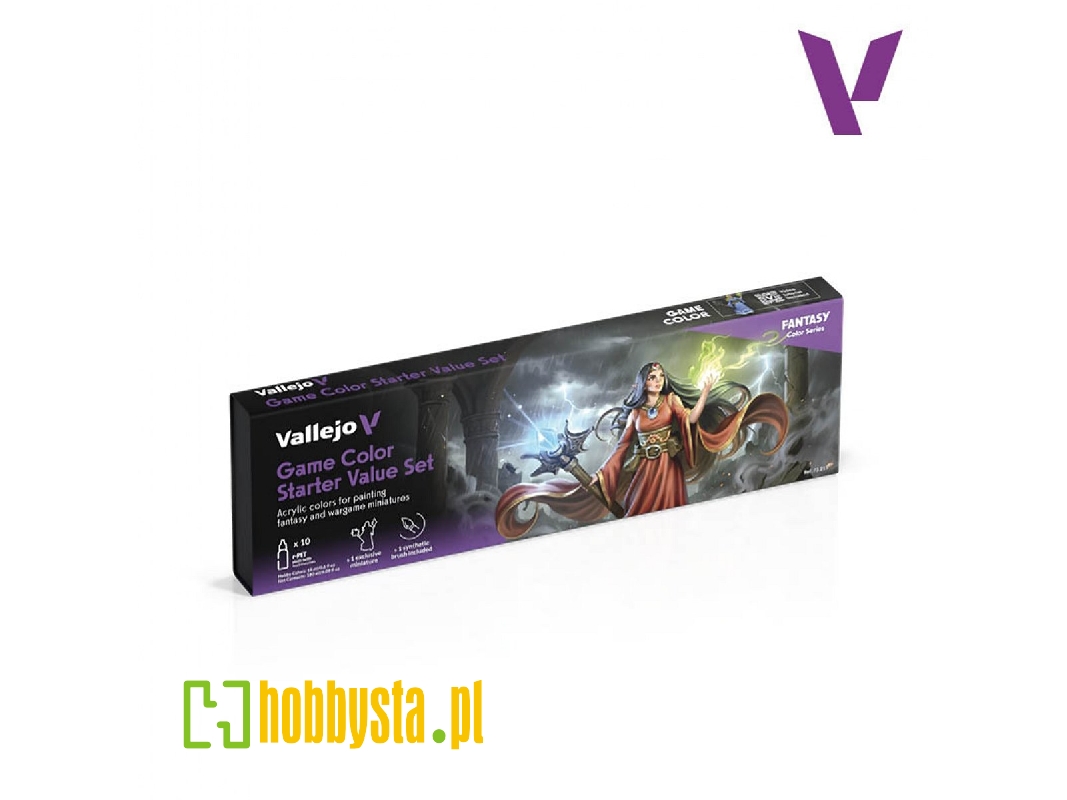 72215 Game Color Starter Value Set (Paints + Brush + Mini) - image 1