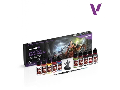 72215 Game Color Starter Value Set (Paints + Brush + Mini) - image 3