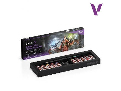 72215 Game Color Starter Value Set (Paints + Brush + Mini) - image 4