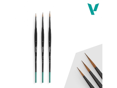 Design Brush Set - Synthetic Fibers (0, 1 And 2) - image 1