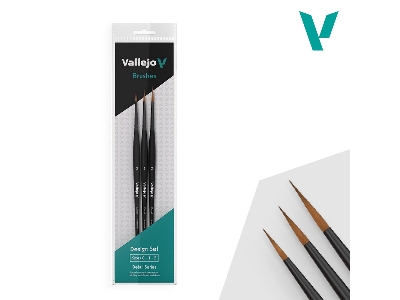 Design Brush Set - Synthetic Fibers (0, 1 And 2) - image 2