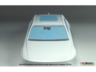 Hyundai Grandeur Gn7 - Window Mask Sheet / Logo Metal Sticker Set (For Academy Kits) - image 11