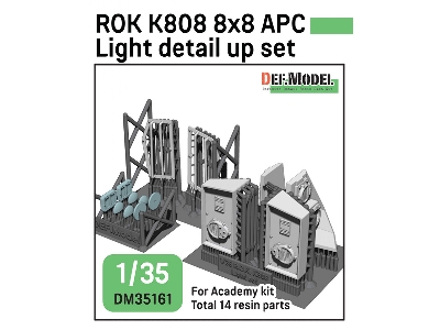 Rok K808 Apc - Light Detail-up Set (For Academy Kits) - image 1
