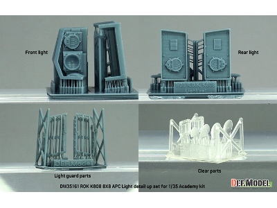 Rok K808 Apc - Light Detail-up Set (For Academy Kits) - image 3