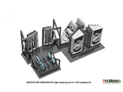 Rok K808 Apc - Light Detail-up Set (For Academy Kits) - image 4